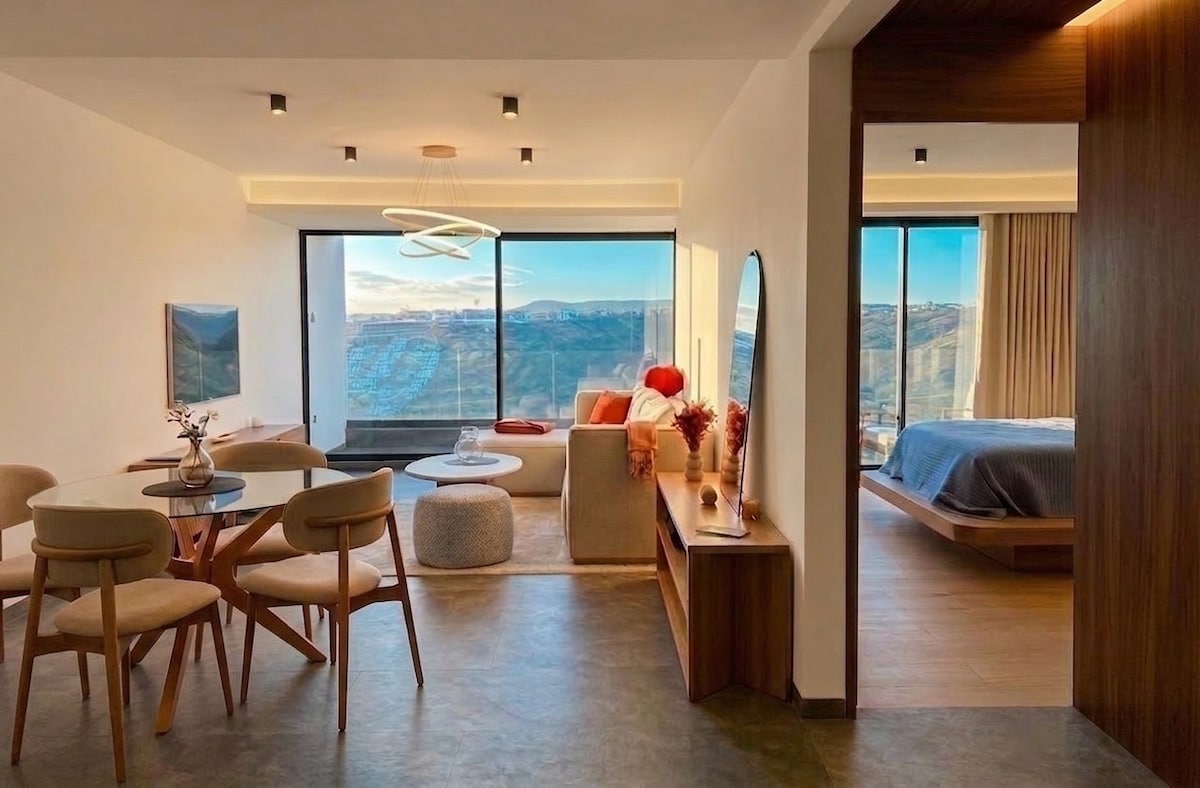 Living room with a view